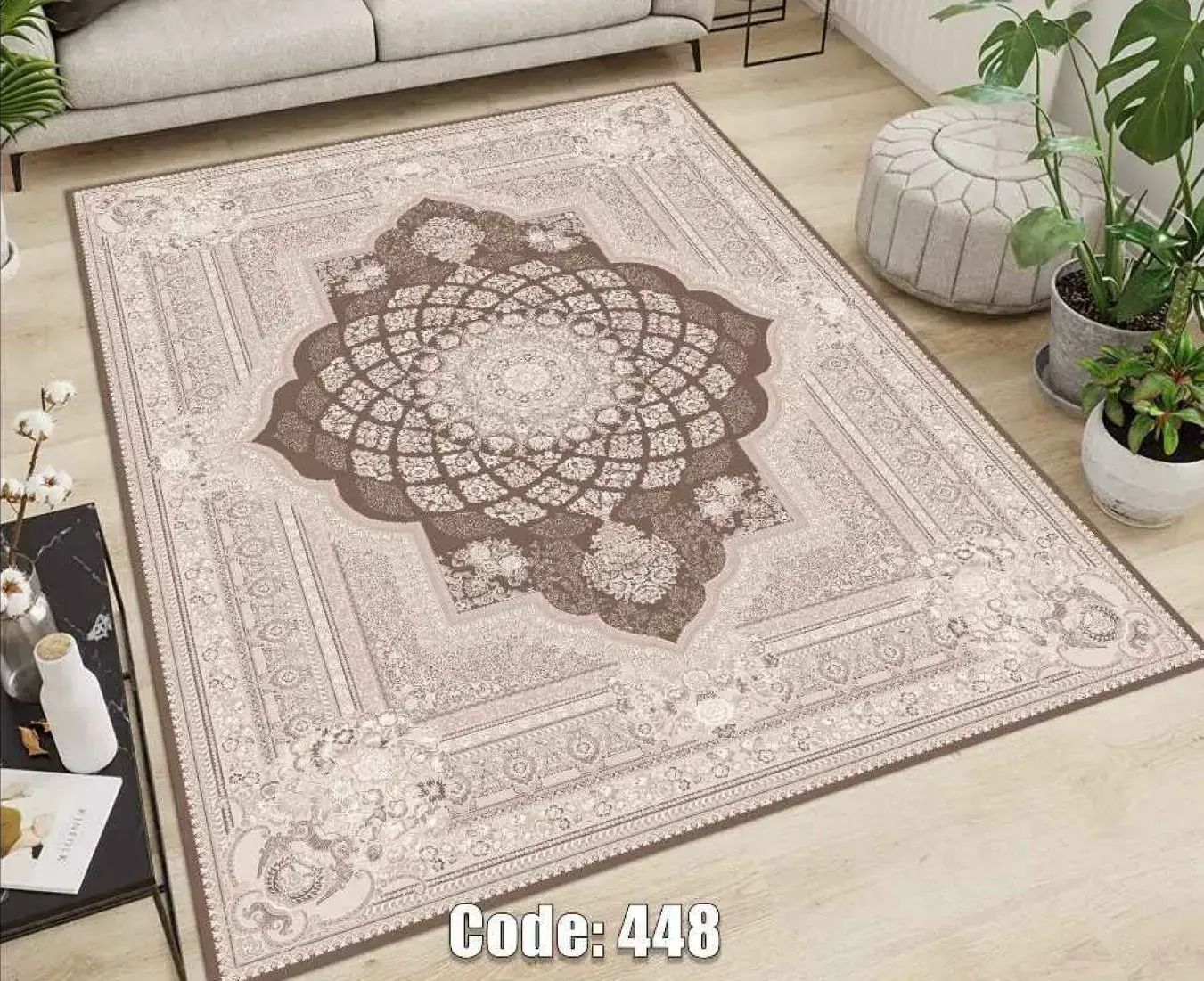 روفرشی کشدار مخمل شانل کد C448 - 1