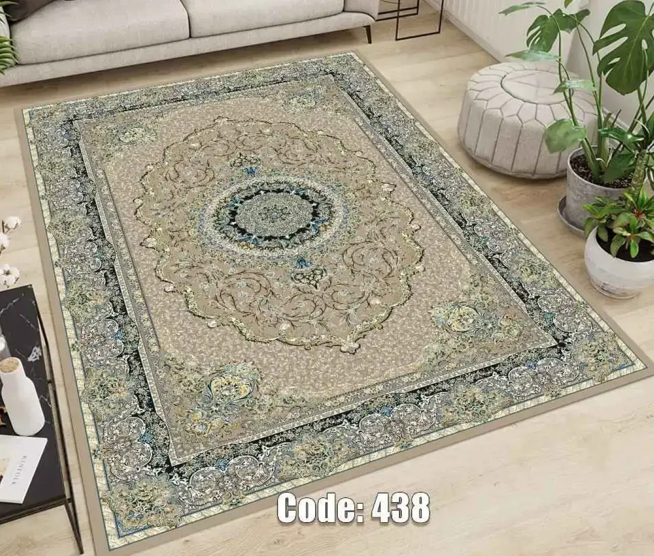 روفرشی کشدار مخمل شانل کد C438 - 1