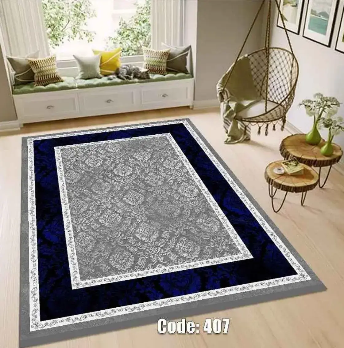 روفرشی کشدار مخمل شانل کد C407 - 1