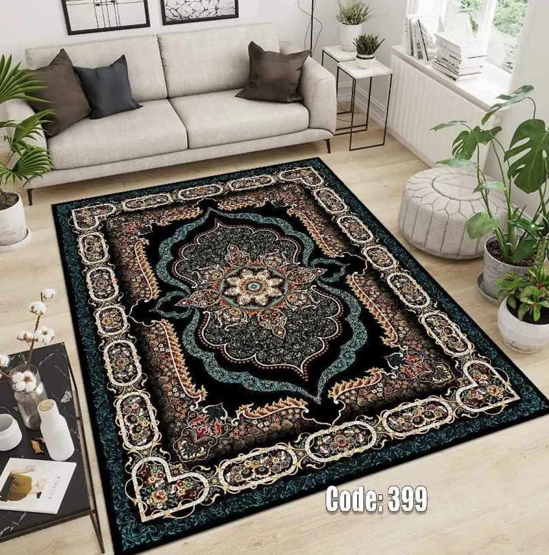روفرشی کشدار مخمل شانل کد C399 - 1