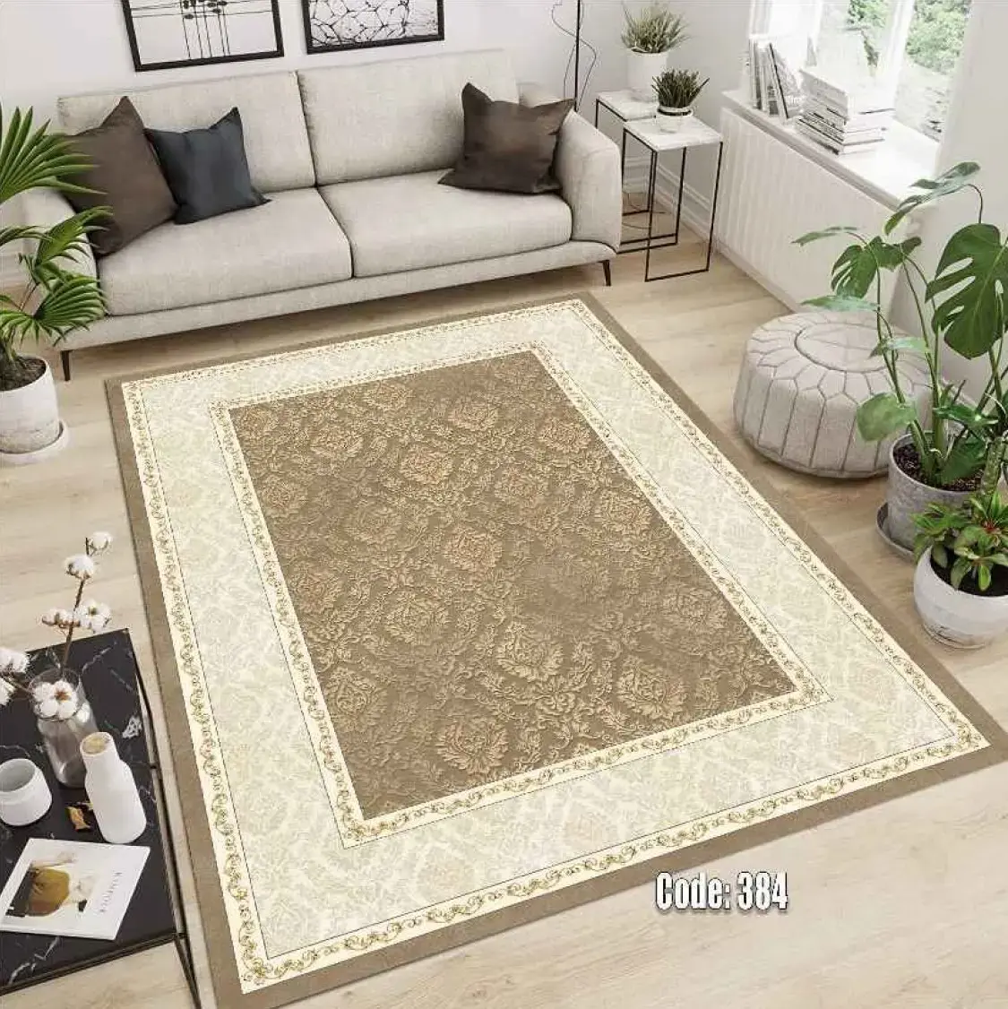 روفرشی کشدار مخمل شانل کد C384 - 1