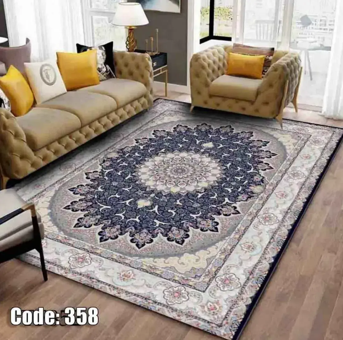روفرشی کشدار مخمل شانل کد C358 - 1