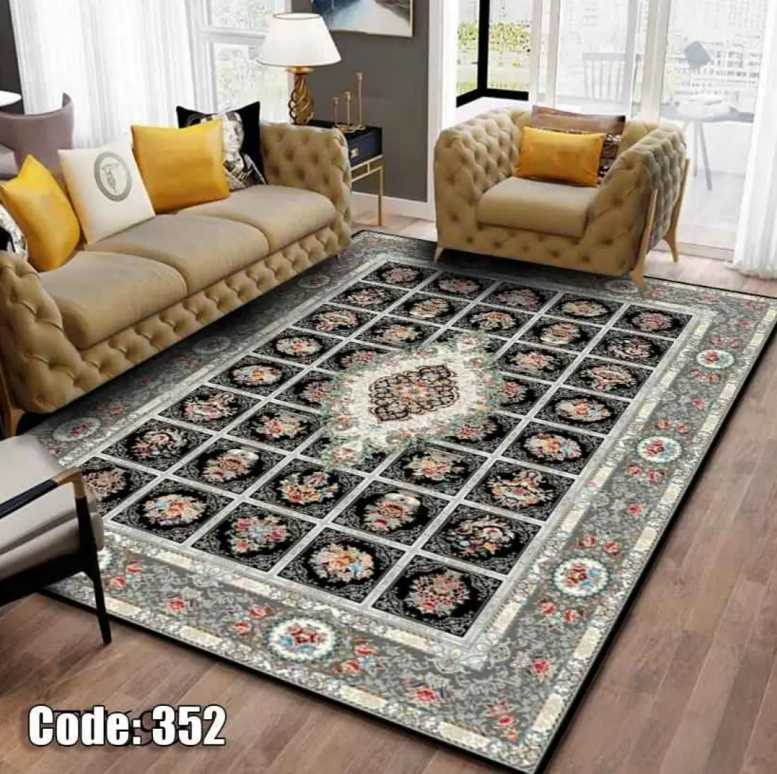 روفرشی کشدار مخمل شانل کد C352 - 1