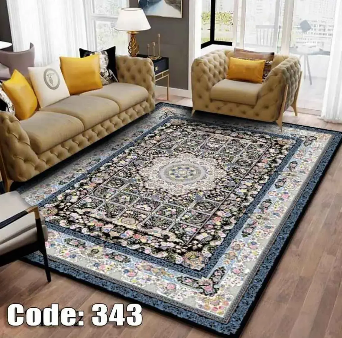 روفرشی کشدار مخمل شانل کد C343 - 1