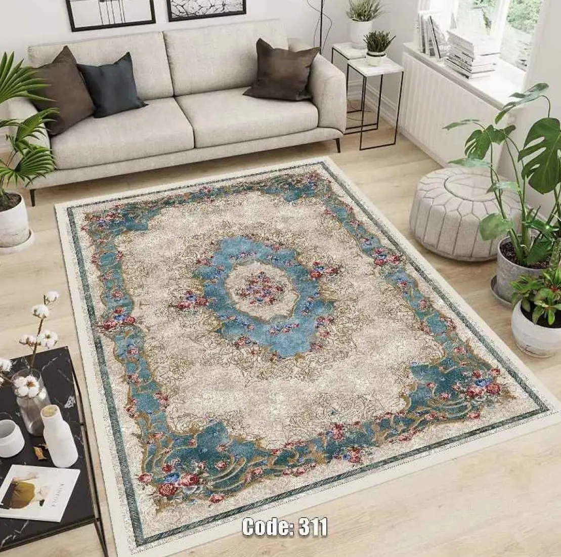 روفرشی کشدار مخمل شانل کد C311 - 1