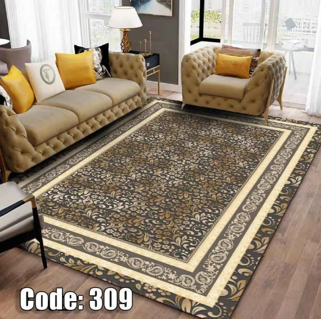 روفرشی کشدار مخمل شانل کد C309 - 1