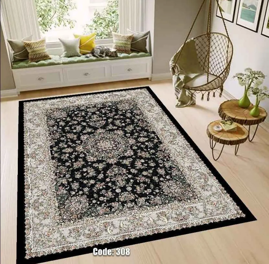 روفرشی کشدار مخمل شانل کد C308 - 1
