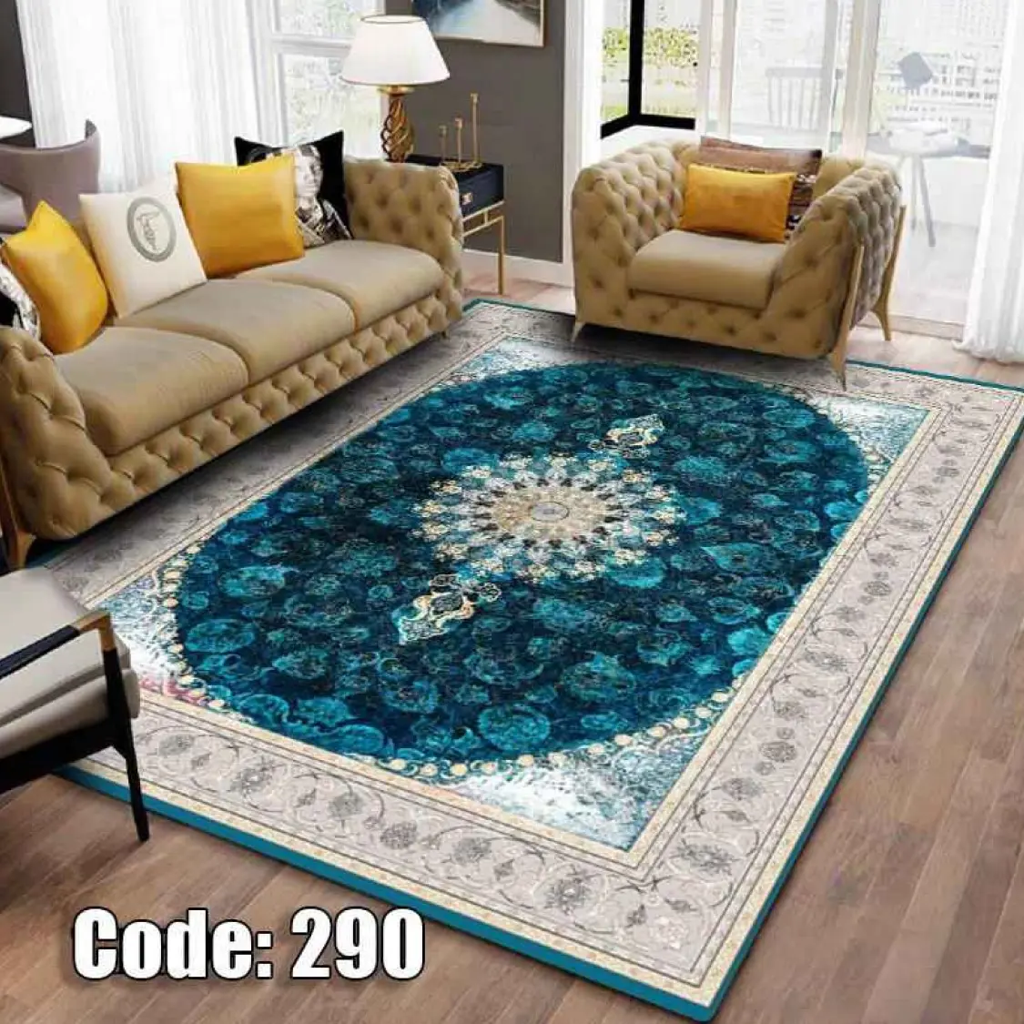 روفرشی کشدار مخمل شانل کد C290 - 1