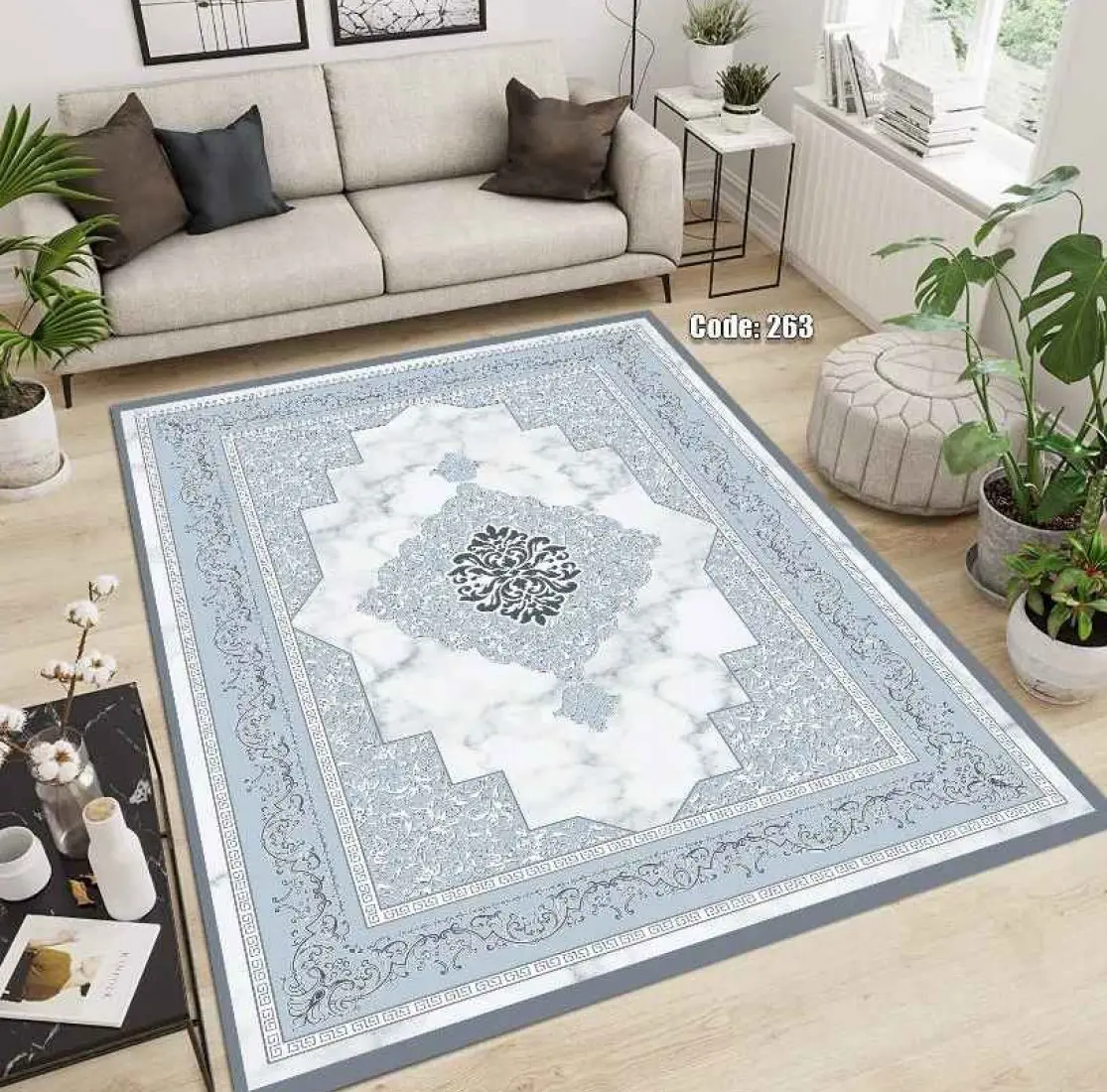 روفرشی کشدار مخمل شانل کد C263 - 1