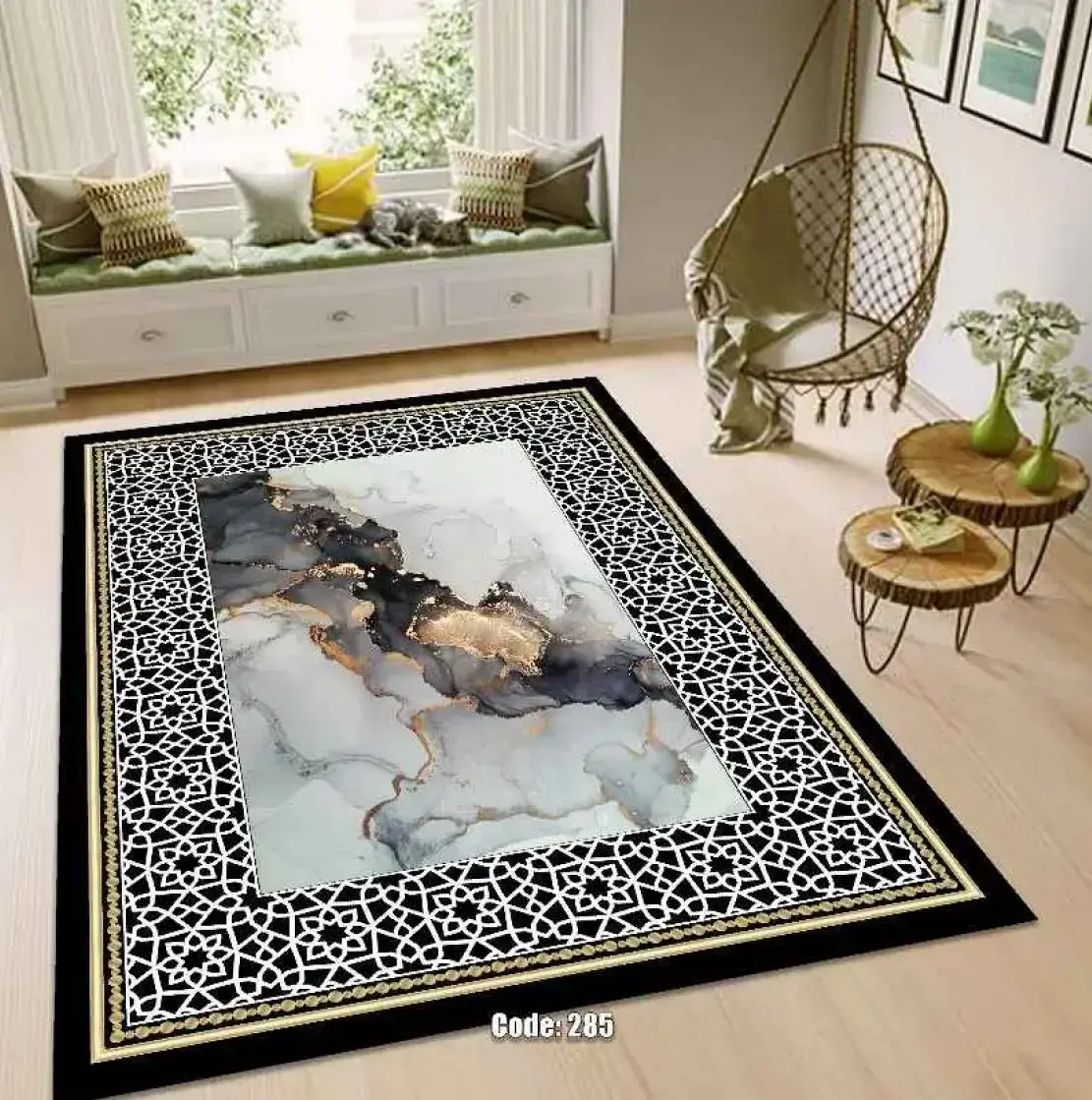 روفرشی کشدار مخمل شانل کد C285 - 1