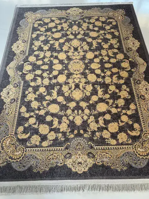 فرشینه ترمزدار کد A754 رنگ طوسی و طلایی - 1