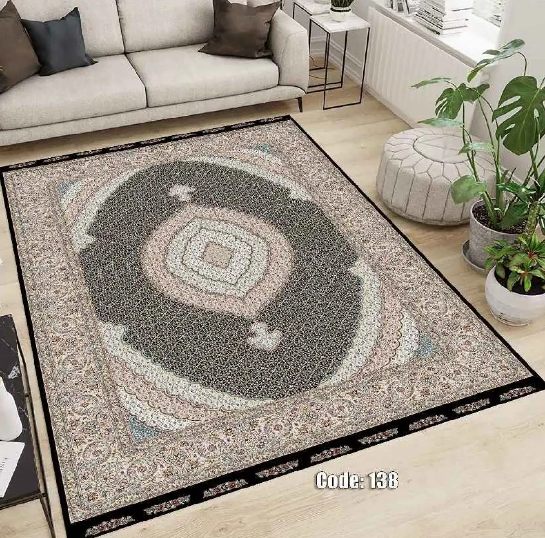 روفرشی کشدار مخمل شانل کد C138 - 1