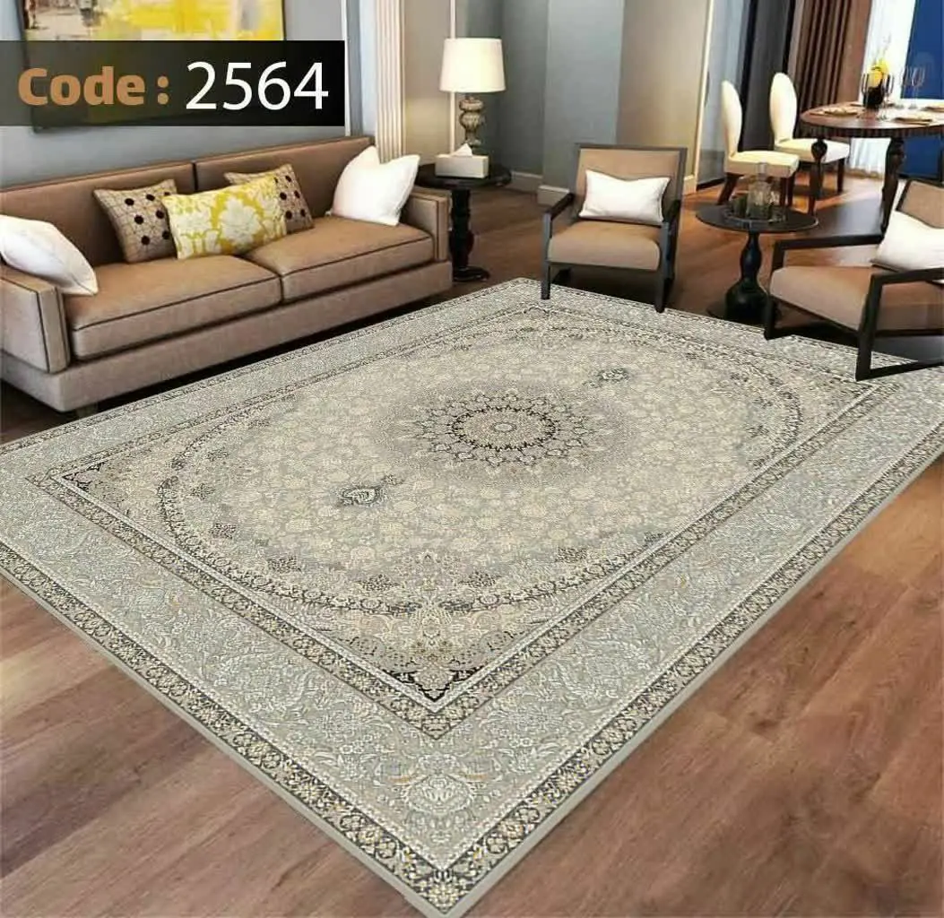 فرشینه ترمزدار گردویی و کرم کد B2564 - 1
