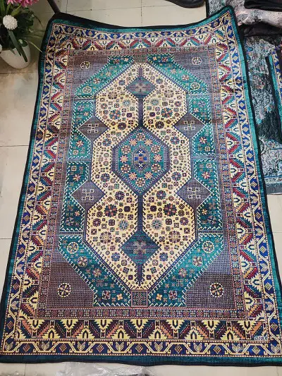 قالیچه پشت نمدی (گلیم نمدی) چاپی سایز 120 در 180 کد 005 - ارسال فوری - 1