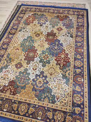 قالیچه پشت نمدی ریشه دار (گلیم نمدی)  سایز 180 در 270 (6 متری) کد 005 - ارسال فوری - 1