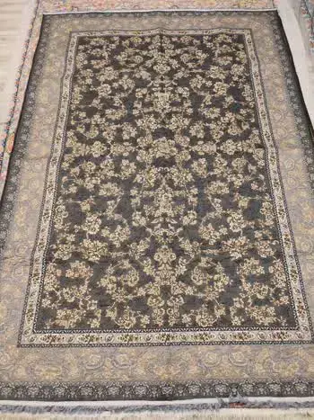 قالیچه پشت نمدی ریشه دار (گلیم نمدی)  سایز 180 در 270 (6 متری) کد 006 - ارسال فوری - 1