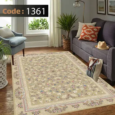 فرشینه ترمزدار رنگ زمینه طلایی کد B1361 - 1