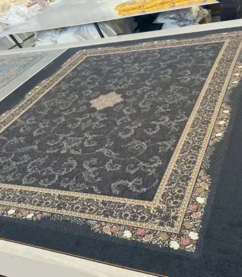 روفرشی کشدار مخمل شانل تراکم بالا (کاور فرش) کد A472 - 1