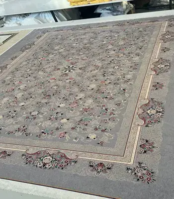 روفرشی کشدار مخمل شانل تراکم بالا (کاور فرش) کد A492 - 1