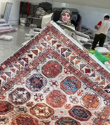 فرشینه ترمزدار طرح قشقایی کد B2316 - 1