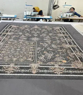 فرشینه ترمزدار طوسی کد B1489 - 1