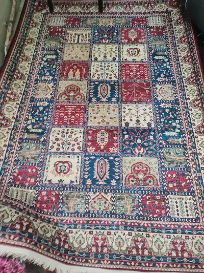 قالیچه پشت نمدی ریشه دار ضد آب (گلیم نمدی) سایز 180 در 270 (6 متری) کد 010 - 1
