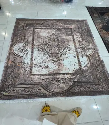 فرشینه ترمزدار قهوه‌ای کد B1565 - 1