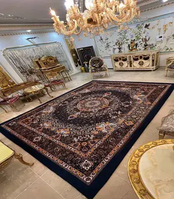 روفرشی کشدار B1825 - رنگ زمینه سرمه ای - 1
