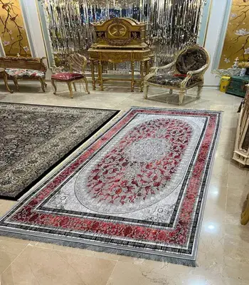 فرشینه ترمزدار طوسی کد B1651 - 1