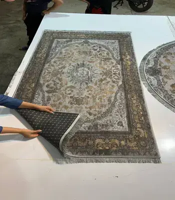 فرشینه ترمزدار طوسی کد B1610 - 1