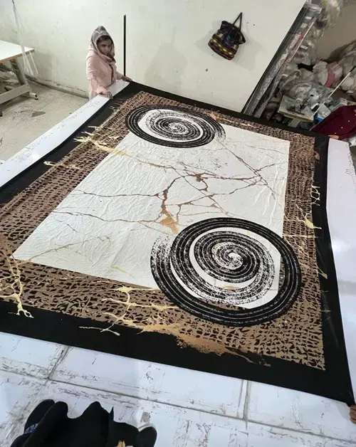 روفرشی کشدار طرح مدرن مدل B1586 - 1