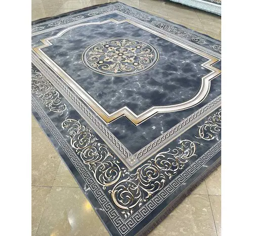 فرش 1200 شانه سرامیکی طرح مدوسا دودی – ارسال رایگان - 1