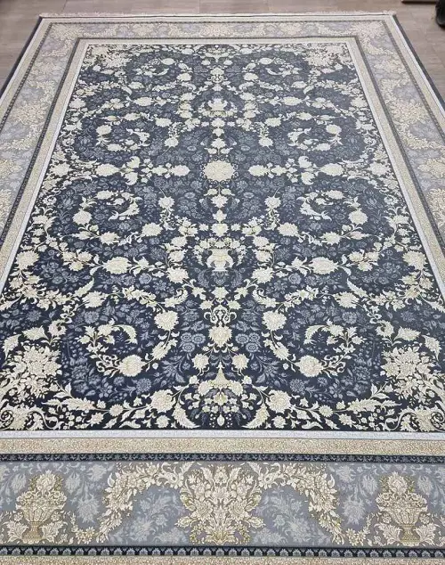 فرش 1200 شانه افشان دودی طرح رستا – ارسال رایگان - 1