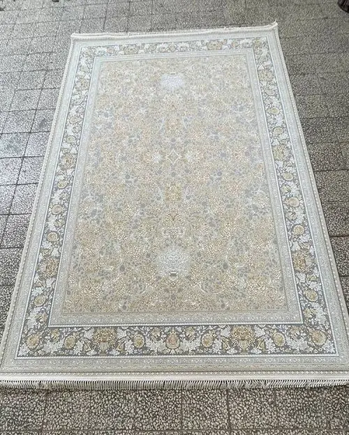 فرش 1200 شانه طرح نگار – زمینه صدفی – تراکم 3600 – ارسال رایگان - 1