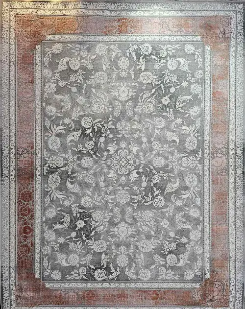 فرش وینتیج مسی 1200 شانه طرح مدیسا – ارسال رایگان - 1