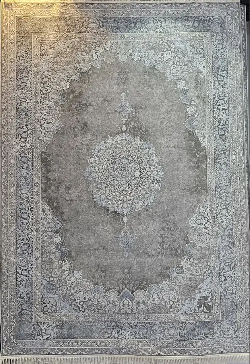 فرش طوسی وینتیج 1200 شانه طرح ترمه – ارسال رایگان - 1