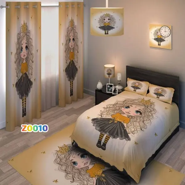 روتختی تک نفره و دو نفره کودک – میکرو تنسل یا مخمل شانل Z0010 - 1