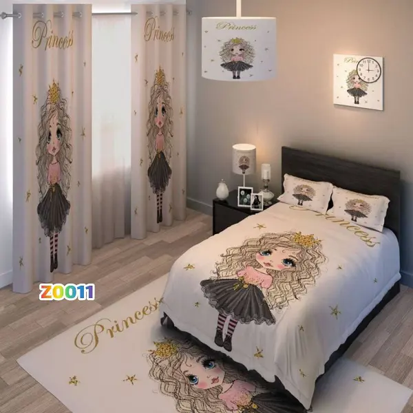 روتختی تک نفره و دو نفره کودک – میکرو تنسل یا مخمل شانل Z0011 - 1