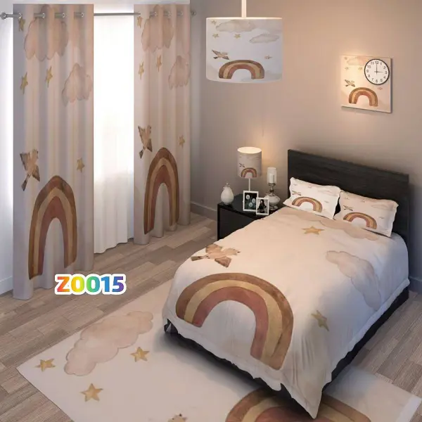 روتختی تک نفره و دو نفره کودک – میکرو تنسل یا مخمل شانل Z0015 - 1