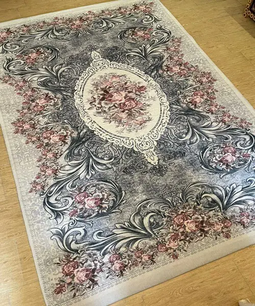 روفرشی کشدار مخمل شانل تراکم بالا (کاور فرش) کد A138 - 1