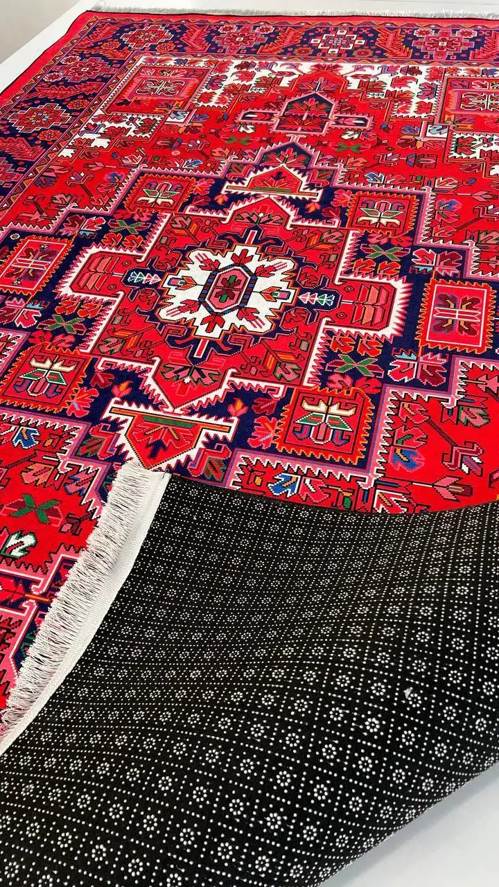 فرشینه ترمزدار کد A255- رنگ زمینه لاکی - 1