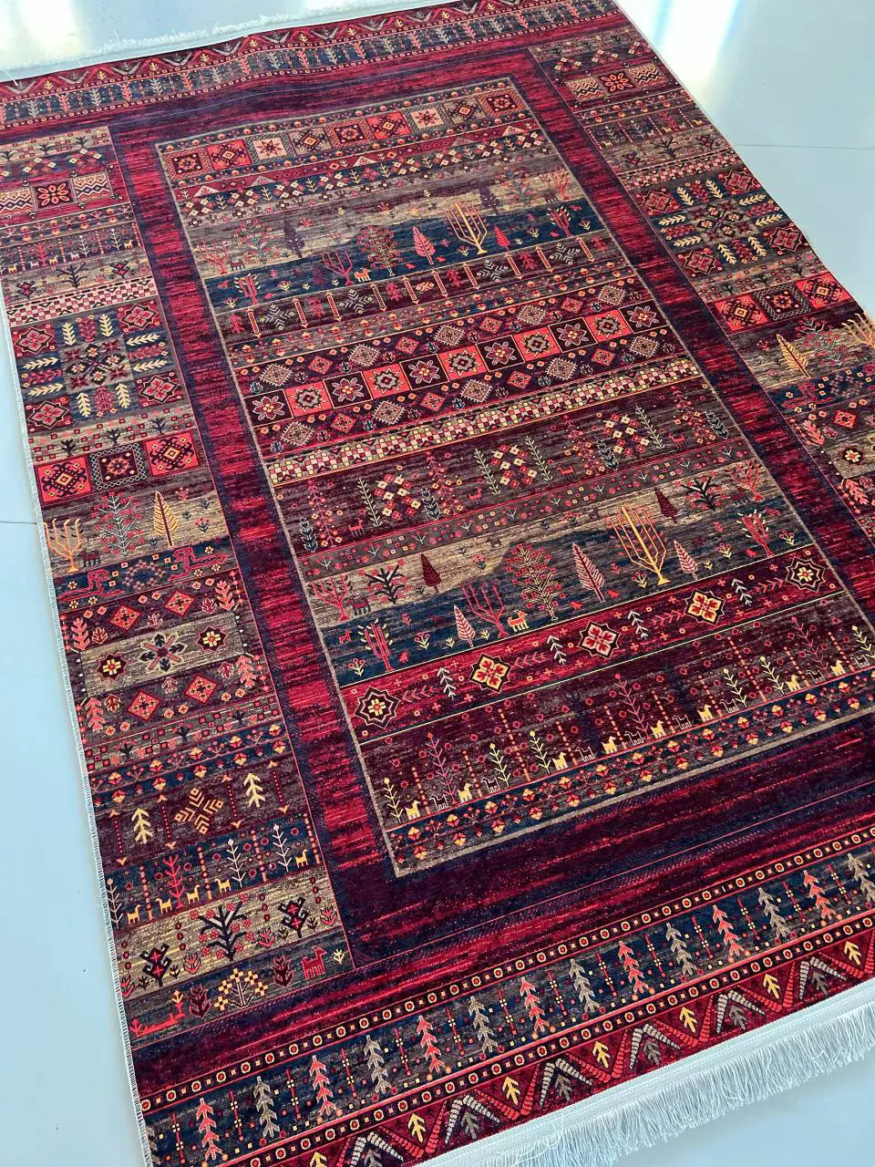 فرشینه ترمزدار طرح قشقایی کد A800 - 1